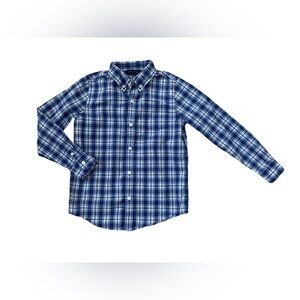 Janie and Jack Size 6 Plaid Button Down Dress Shirt